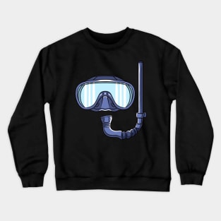 Snorkle Scuba Diving Diver Crewneck Sweatshirt